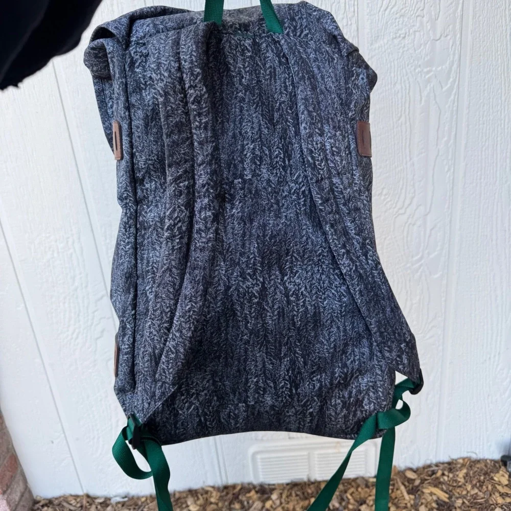 Patagonia Arbor Pack 26L Backpack Gray Herringbone Green Trim 47956 FA16